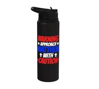 Acércate a Mateo con precaución Nombre personalizado de Mateo Stainless Steel Insulated Water Bottle