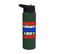 Acércate a Mateo con precaución Nombre personalizado de Mateo Stainless Steel Insulated Water Bottle