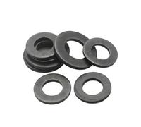 Acero al carbono negro 1-50 piezas M2.5 M3 M4 M5 M6 M8 M10 M14 M16 M18 M20 M22 M24-M36 DIN125 arandela plana(M10x20x2(25pcs))