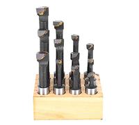 Acero de alta velocidad 12pcs tipo f1 cortador aburrido kit de herramientas de fresado CNC de 5/8 pulgadas Conjunto de accesorios de hardware