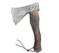 Acero de madera para hacha corto de madera hacha de mano acero con | Axe mango para uso al aire libre madera natural fácil instalación portátil hacha de mano corte corte partición desierto