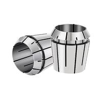 Acero de resorte. Mandril de pinza elástica ER8-ER40 de diferentes tamaños, precisión de 0,008 mm para fresado CNC y torneado (ER40-27 mm)