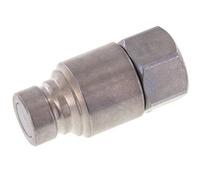 Acero DN 12.5 Enchufe hidráulico de cara plana G 1/2 pulgadas rosca hembra ISO 16028 CEJN D 24.5mm