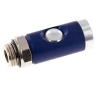 Acero endurecido DN 7.4 Enchufe de seguridad para acoplamiento de aire con pulsador G 1/2 pulgada Macho