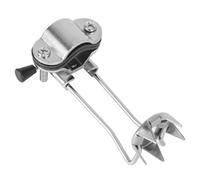 Acero Garra Caminar para Inoxidable de Hielo para Bastón | Accesorio Antideslizante para Muletas y Bastones, Incluye Dos Tornillos, Color Plata
