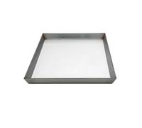 Acero Inox. Quemador 30x46x2 CM, 3mm Grosor, 3,5 KG : Para Parrilla & Sartén