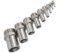 Acero Inoxidable 1 1/4" Macho Roscada Instalación De Tuberías x 32mm Conector De Barb Cola Manguera