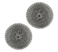 Acero inoxidable, 2 calcáreas, anillo de cal reutilizable de acero inoxidable, descalcificador de hervidor de agua, malla descalcificadora de piel de caldera, caldera de agua, esponjas de acero,