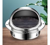 acero inoxidable 304 Aire Ventilación Grille,Duct ventilación tapa,agua Calentadores tubo de escape Chimenea tapantilluvia,Exterior Pared Aire salida Range Hood sombrerete de chimenea,antilluvia som