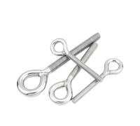 Acero inoxidable 304 M4 M5 M6 M8 M10 M12 M14 M16 M18 M20 M22 M24 Perno de ojo Pernos elevación Tornillos mano izquierda(M24 1PC)