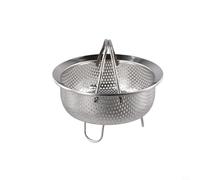 Acero inoxidable 304 para inserto de vapor para olla a presión y para cesta de vapor, fabricado con material, diseñado para adaptarse a múltiples ollas y facilitar una cocción uniforme (S)