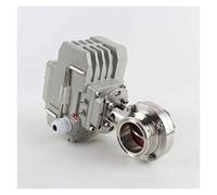 Acero inoxidable 304 Sanitaria de la válvula de mariposa eléctrica, conexión herramienta Reglamento typeO.D19-102mm pinza eléctrica(32mm)