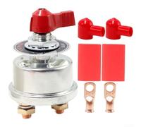 Acero inoxidable 316 para interruptor aislador de batería Desconexión de energía resistente de 45 grados para coche, camión, barco (C)