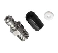 Acero inoxidable 8 mm 1/8BSPP Conector de rosca macho para herramientas y equipos, pieza de repuesto, conexión exterior de acero