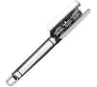 Acero Inoxidable Afilador de Cuchillas para Cocina Doméstica | Afilado Rápido Mano, Mango Ergonómico, Uso Seguro sobre Mesa, para Cuchillos y Tijeras