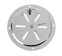 Acero inoxidable Alrededor de 100mm rejilla de ventilación Placa de ventilación Kiemenventilator Flujo de aire Nuevo