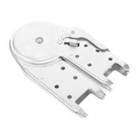 Acero Inoxidable Bisagra de Escalera Plegable Plata 19,5x12,5x3cm | Conector de Unión para Ático y Multi Posición, Portátil, para Mantenimiento Doméstico y Mejora