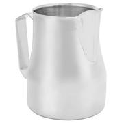 Acero inoxidable BoCe Coffee Milk Caza de espuma jarra de café Jug jarra para el profesional de arte latte Barista Home Cafe Restaurante 304 Silver de acero inoxidable 350 ml (350 ml) (500 ml) (750