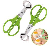 Acero Inoxidable Bridor Tijeras Huevos, Cáscaras Huevo Tijeras para Hogar, Cocina, Restaurante (Verde)