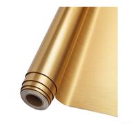 Acero inoxidable cepillado para lámina autoadhesiva resistente al calor | Impermeable, lavable, autoadhesivo, 60 x 300 cm por rollo, ideal para zonas húmedas como cocina y baño