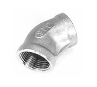 Acero Inoxidable de Codo de 90 Grados, 1/4 ''-2'''''Estal 45 Grados Codo 316L Conector de Junta de Ajuste de tubería de Agua (Color: 316L, tamaño: 2 ") (Color: 316l,