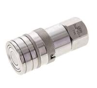 Acero inoxidable DN 10 Boca hidráulica de cara plana G 3/8 pulgadas rosca hembra ISO 16028 CEJN D 19,7mm