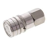 Acero inoxidable DN 6 Boca hidráulica de cara plana G 1/4 pulgadas rosca hembra ISO 16028 CEJN D 16,2mm