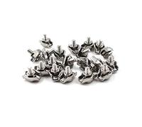 Acero inoxidable dúplex de 2 postes Wire Rope Clip Cable Clamp, M5, 20 piezas