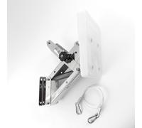 Acero Inoxidable Fueraborda Motor Soporte Barco, Max 20hp/30kg + Libre Seguridad