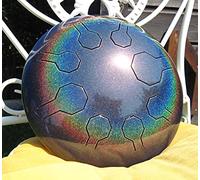 Acero inoxidable Moonshine Double VibeDrum - 18 notas - Básica - Varias escalas - Mano, tambor de lengua de acero