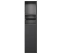 Acero Inoxidable Nicho De Ducha, Empotrado Papel Higiénico Nicho De Ducha, Inserto De Pared Estante De Almacenamiento Para Hoteles Residencial Sala De Estar Cocina Dormitorio Baño ( Color : Black , Si