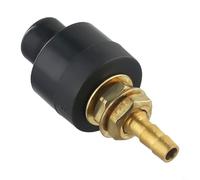 Acero inoxidable para antorcha de soldadura TIG, conector rápido para máquinas de soldadura de argón, rosca M16 x 1,5, compatibilidad de boquilla de 6 mm/8 mm, acoplamiento de flujo de gas eléctrico