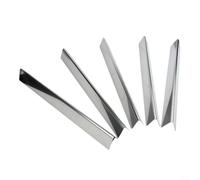 Acero inoxidable para barras aromatizantes 7536, placas deflectoras de calor para barbacoa Weber para espíritu para parrilla génesis, piezas de repuesto de 22.5 pulgadas, paquete de 5