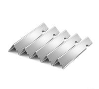 Acero inoxidable para barras de saborizador, paquete de placas de transferencia de calor de acero inoxidable para Weber para Genesis Ii E-310 E-315 E-335 S-310 S-335 Lx300 Series Bbq Grill Barras