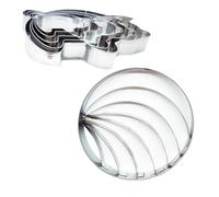 Acero inoxidable, para hornear, swine conch Baking Stamp, cortador de