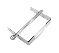 Acero Inoxidable Parrilla Portátil Plegable para Barbacoas Exteriores | Acabado Plata, Fácil de Desmontar y Montar, Ahorro de Espacio, Uso al Aire Libre