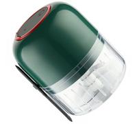 Acero Inoxidable Picadora de Ajo Eléctrica ABS Mini 300ml | Cable, Ligera y Rápida, para Setas y Carne, Uso Doméstico y Hotel