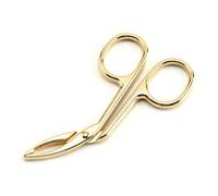 Acero Inoxidable Pinza para Cejas Dorada 3 Piezas Punta Oblicua | Herramienta de Belleza para Mujeres, Retirada de Vello Facial, Uso en Viaje y Manualidades