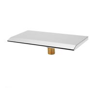 Acero inoxidable piscina agua de baño cascada bañera pared salida de agua montada boquilla fuente baño boquilla salida de agua