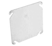 Acero Inoxidable Placa Ciega Plata para Cajas Eléctricas | Acabado Pulido y Ajuste, Instalación en Pared, Protege contra Contactos Accidentales, Estilo Moderno