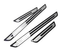 Acero Inoxidable Protector Umbral Puerta Coche para Renault Laguna II 2001-2007, 4 Piezas Autoadhesivo Puerta Guardias del Borde Estribos