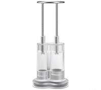 Acero inoxidable resistente para descorazonador de cerezas con doble agujero para una rápida eliminación de hoyos de cerezas, aceitunas, dátiles rojos, espino para preparación de alimentos