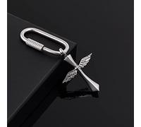 Acero inoxidable siempre estarás aquí Llavero de recuerdo de cremación para cenizas Urna Memorial Recuerdo Llavero Joyería, colgante 3Pcs