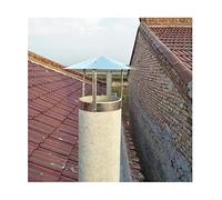 acero inoxidable sombrerete de chimenea,lluvia y nieve cubierta Pot,Estufa Log Burner tapa,Anti-revoco Pájaro Guard Superior,adecuado para Todo Combustible Tipos, conducto Protector,d20cm/7.87in