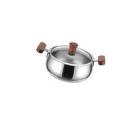 Acero inoxidable Stock Pots Lavavajillas Tapa de Vidrio Utensilios de Cocina para hacer Sopa Hogar Calor Ollas de vapor Lavavajillas Olla