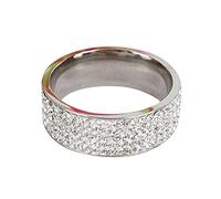 Acero inoxidable tamaño geometría mujeres 512 joyería color moda anillo anillo de acero anillos anillos anillos 585, 12号, Acero inoxidable, Sin piedras preciosas