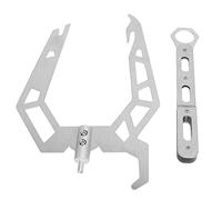 Acero Inoxidable Tipo U Tipo de Amarre Rospador de Muelles Cable de Cable Guider Herramienta para Barcos Yates Kayaks (Versión Normal)