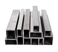 Acero Inoxidable Tubo Tubo cuadrado de acero inoxidable rectangular Pequeño Grande(Length 100mm,30x80x2mm 1pc)