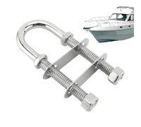 Acero inoxidable U-Bolts - Boat U-Bolt | Hardware de acero inoxidable pesado | Marine Ubolt for Yacht Anchors Deck Equipment Dock Maintenance Machinery Fastening | Heavy Duty Hardware Yacht U-Bolt