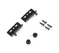 Acero laminado en frío Códigos de esquina en forma de L Soporte de esquina para gabinetes Bisagra de puerta oculta superior inferior Bisagra duradera para muebles de oficina